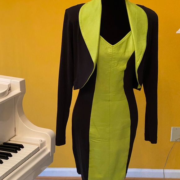 Leather and Lycra dress - Picture 9 of 10